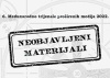 6. Međunarodno Trijenale proširenih medija - NEOBJAVLJENI MATERIJALI